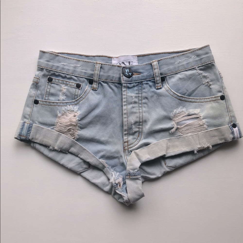 One Teaspoon Cheeky Jean Shorts